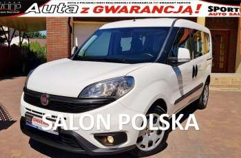 Fiat Doblo 100% Bezwypadkowy, Salon PL F.VAT23%.1.6 MJ 120KM, Gwarancja LEASING