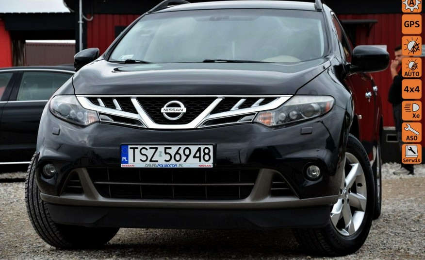 Nissan Murano Czarny Salon PL 2.5DCi 190KM 4x4 150tys.km Kamera Navi Xenon zdjęcie 