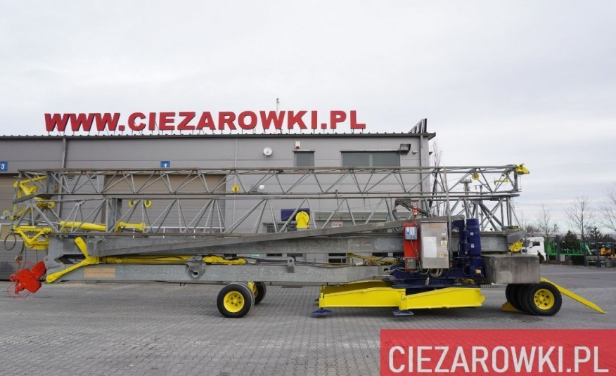 Inny MA SOL HS 35.10 , 35m - 4000kg , żuraw budowlany , ciągany , samowznoszący , dolnoobrotowy , dźwig elektryczny , dźwig dekarski , żuraw szybkiego montażu , wysięgnik 35 metrów , udź zdjęcie 