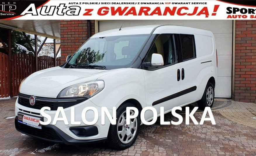 Fiat Doblo 2017-rej.MAXI L2, 5 osób .100%Bezwypadkowy, Salon PL , Kamera, LEASING zdjęcie 