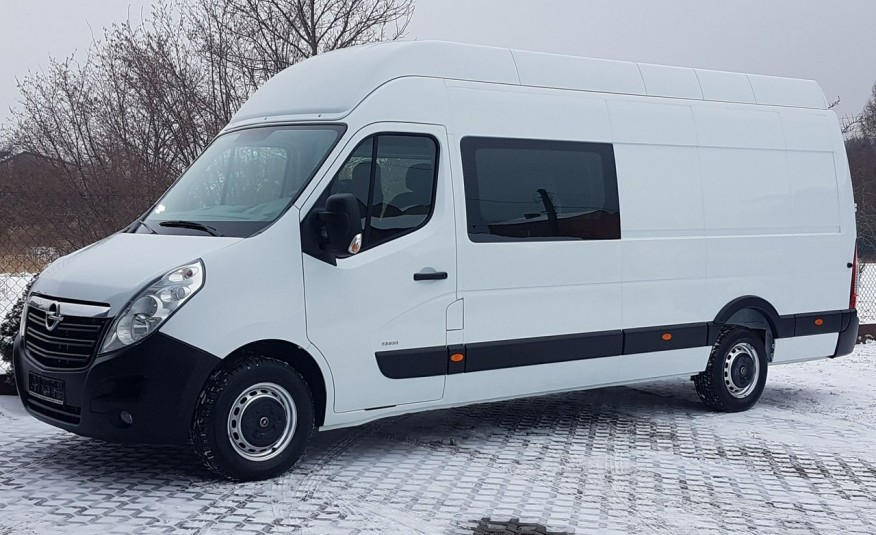 Opel Movano MASTER 7 OSÓB L4H3 KLIMA TEMPOMAT MAX DŁUGI WYSOKI BRYGADÓWKA zdjęcie 