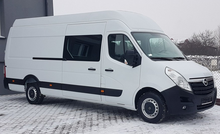 Opel Movano MASTER 7 OSÓB L4H3 KLIMA TEMPOMAT MAX DŁUGI WYSOKI BRYGADÓWKA zdjęcie 