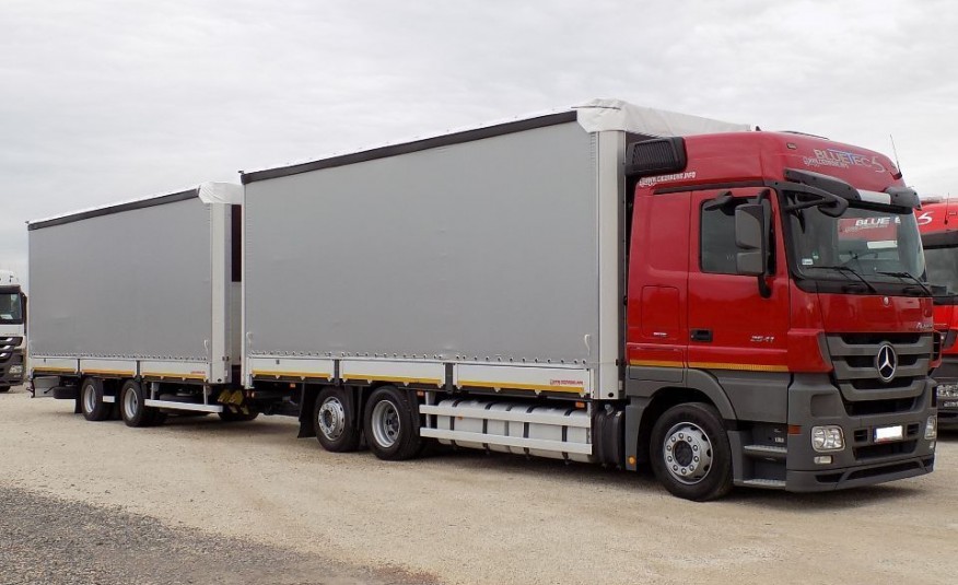 Mercedes ACTROS 2541 - ZESTAW TANDEM JUMBO - IDEAŁ zdjęcie 