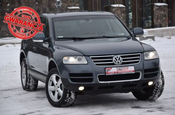 Volkswagen Touareg 3.0V6 TDi 224KM 2005r. Xenon Skóra NAVI HAK 3500kg