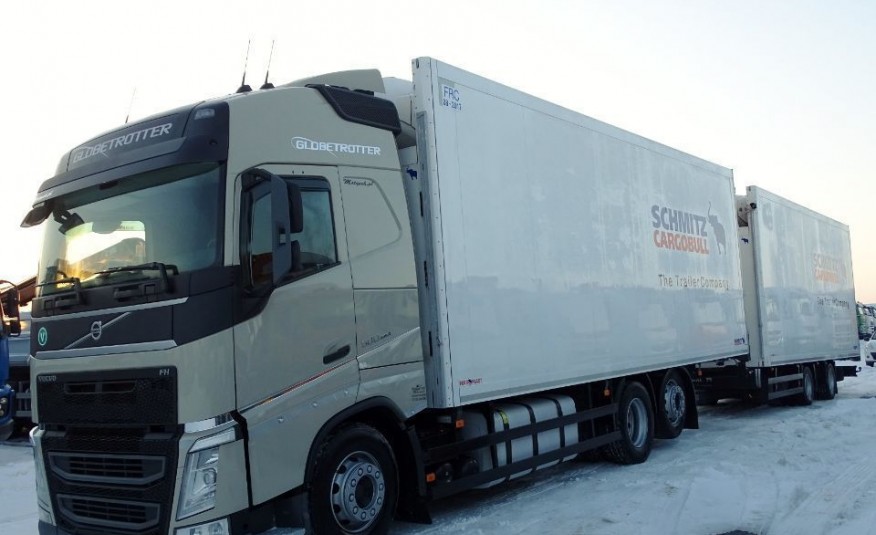 Volvo FH 500 /6X2/ ZESTAW CHŁODNIA SCHMITZ / 38 PALETY / EURO 6 / THERMO KING / zdjęcie 