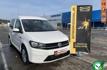Volkswagen Caddy 1.4 TSI 125KM 2017r FULLSERWIS BEZWYPADKOWY 1 WŁAŚCICIEL GWARANCJA