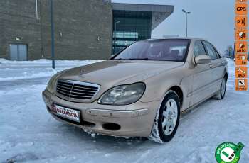 Mercedes S 500 5.0v8 Long +GAZ stan idealny serwis zamiana bez wkładu gwarancja
