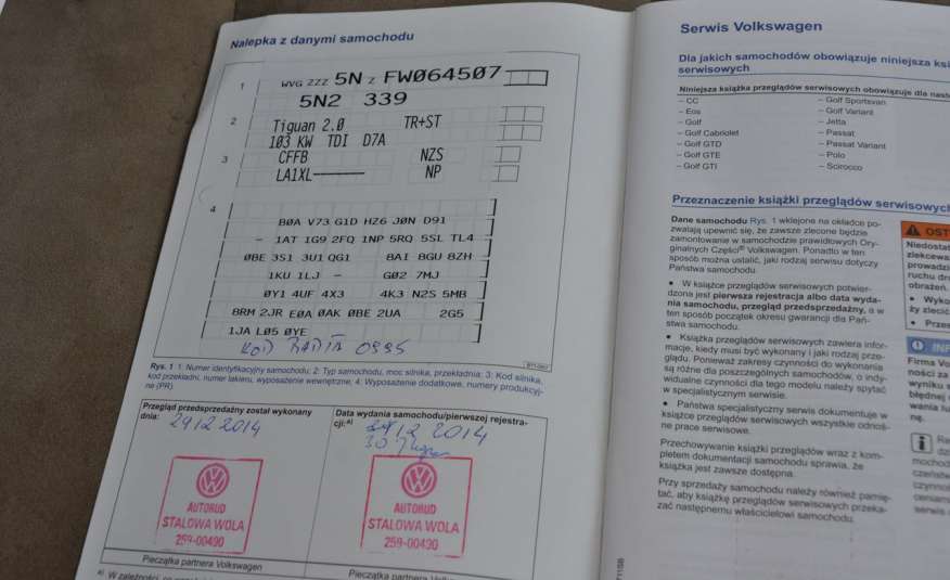 Volkswagen Tiguan 2.0 TDI 140KM DSG 4Motion Serwis ASO zdjęcie 32