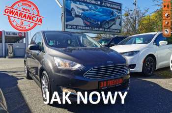 Ford C-Max 1.0 EcoBoost 125 KM, Asystent Parkowania, Nawigacja, Bluetooth, LED, Alu