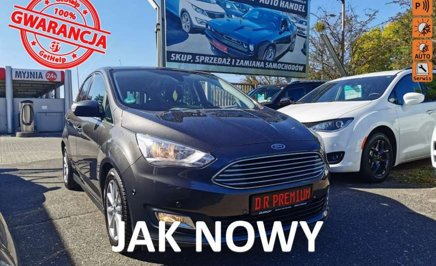 Ford C-Max 1.0 EcoBoost 125 KM, Asystent Parkowania, Nawigacja, Bluetooth, LED, Alu zdjęcie 
