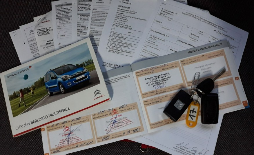 Citroen Berlingo Mulspace XTR / KLIMATRONIC / TYLKO 59tys.km + Serwis ASO / Salon PL zdjęcie 23