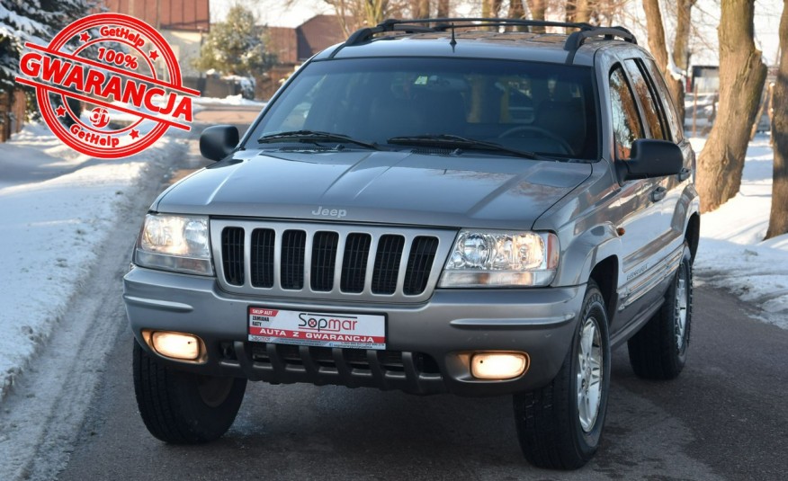 Jeep Grand Cherokee WJ Limited 4.7 V8 220KM GAZ 1999r. Europa 4x4 Skóra POLECAM zdjęcie 