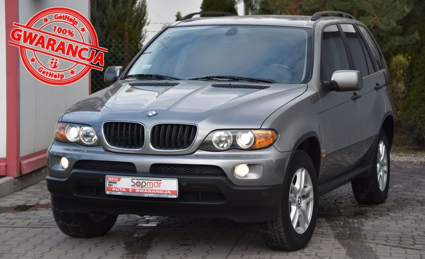 BMW X5 3.0d 218KM 2004r. LIFT Skóra Xenon NAVi 10lat Iwł. zdjęcie 