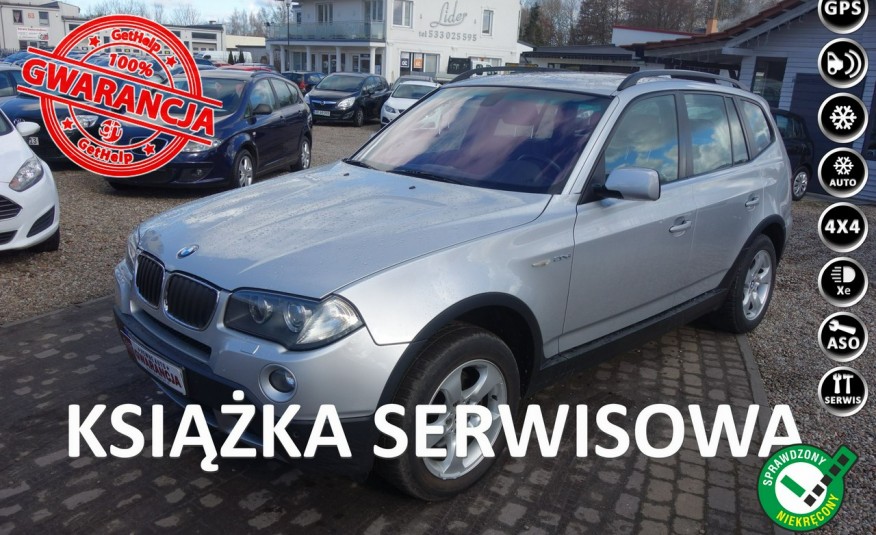 BMW X3 2.0d 150KM LIFT Klimatronic Skóry NAVI Zamiana Gwarancja Panorama zdjęcie 