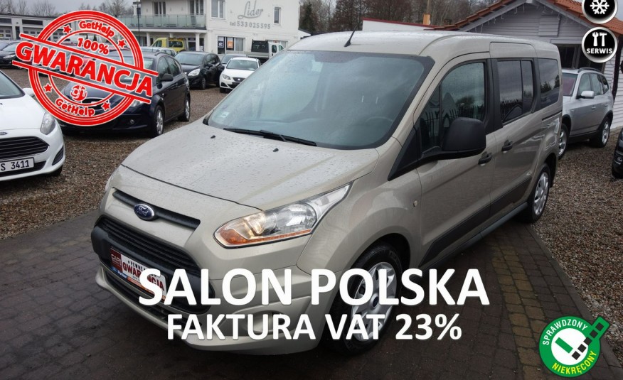 Ford Transit Connect 1.6TDCI 116KM FV Salon PL Zamiana Przedłużony 1 właściciel Gwarancja zdjęcie 