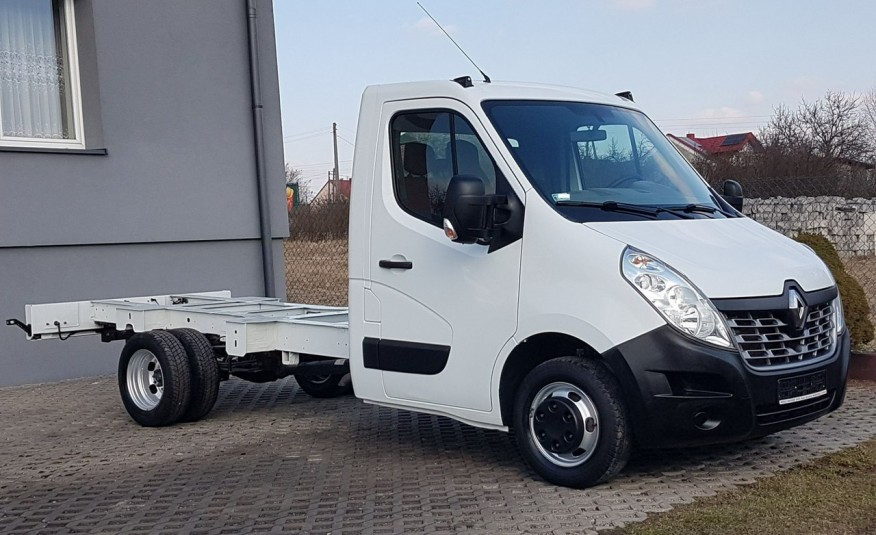 Renault Master BLIŹNIAKI RAMA DO ZABUDOWY ROZSTAW OSI 3.7 M KLIMA DMC 3500 KG KRAJOWY zdjęcie 