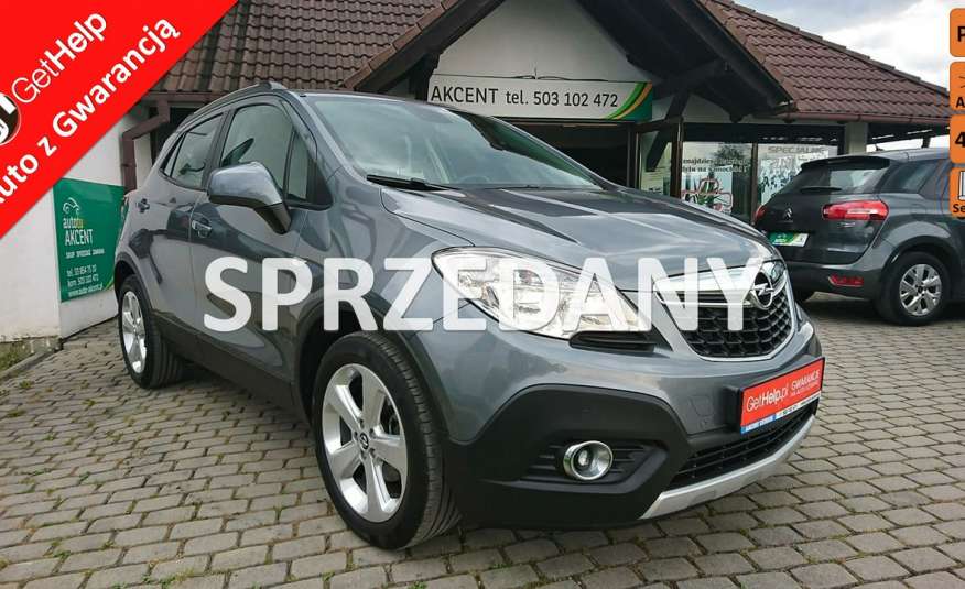 Opel Mokka Edition 4x4 +140 KM + bezwypadkowy + rok gwarancji GetHelp zdjęcie 