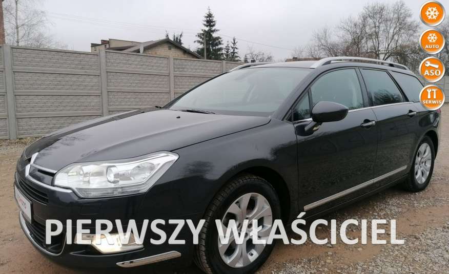 Citroen C5 1.6 1wł 6biegów Skóry Grzane Fot Alu Climatronic Stan BD Bezwypa Oplac zdjęcie 