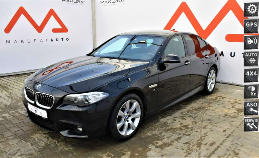 BMW 520 P.salon, ASO, X-Drive, 2x M-Pakiet , LED, Bixenon, El. fotele, Alu 4x2 zdjęcie 
