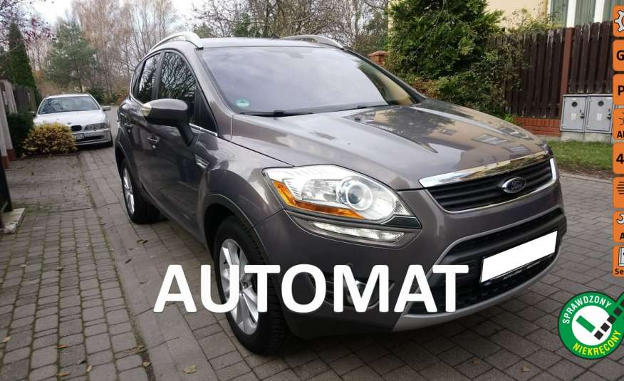 Ford Kuga 2.0 TDCi Titanium, automat.4x4 , Biksen, skóra, NAVI.113 tys.km, bezwyp. zdjęcie 