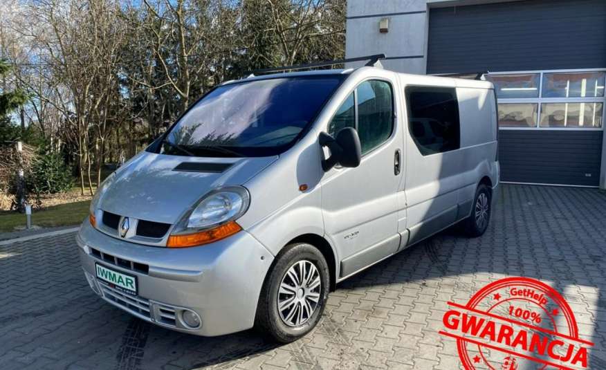 Renault Trafic 2.5DCI 2005 Long Dubel 5/6 osób Navi Klima Gwarancja zdjęcie 