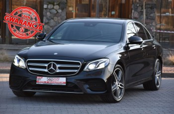 Mercedes E 220 E 220d 194KM 4Matic 2017r. pakiet AMG Burmester wentyle Skóra POLECAM