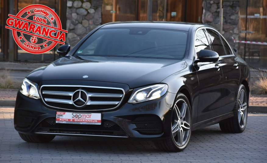 Mercedes E 220 E 220d 194KM 4Matic 2017r. pakiet AMG Burmester wentyle Skóra POLECAM zdjęcie 