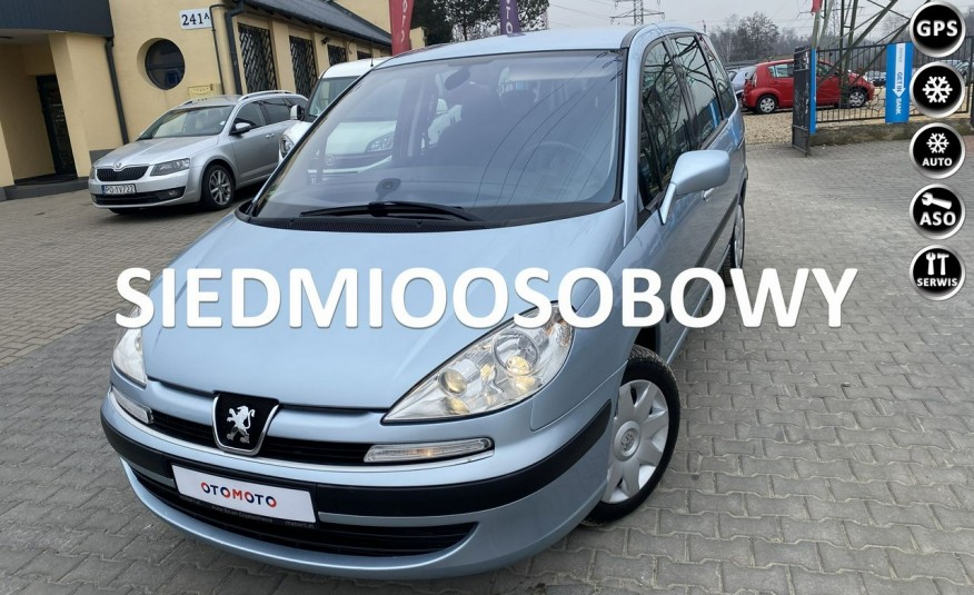 Peugeot 807 2.0 140KM NAVTEQ 7 osobowy HAK Klimatronic Navi LED Z Niemiec TOP STAN zdjęcie 
