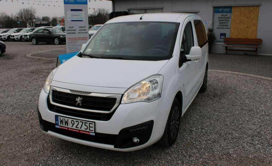 Peugeot Partner F-Vat, Gwarancja, 5-osób, Sal.PL, HAK, Tempomat zdjęcie 