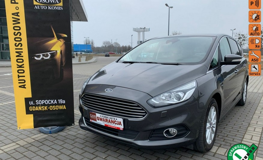 Ford S-Max 2.0TDCI 180KM KAMERA, SAM PARKUJE, TYTANIUM, LED, SERWIS, GWARANCJA 1 ROK zdjęcie 