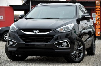 Hyundai ix35 Czarny Opłacony 2.0CRDI 184KM 4x4 Led Xenon Kamera Skóra