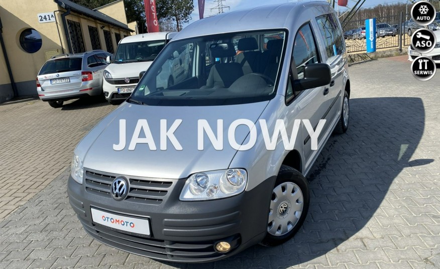 Volkswagen Caddy 1.9 TDI 105KM Klima RadioCD/ Halogeny Drugi Lif drzwi przesuwne NIEMCY zdjęcie 