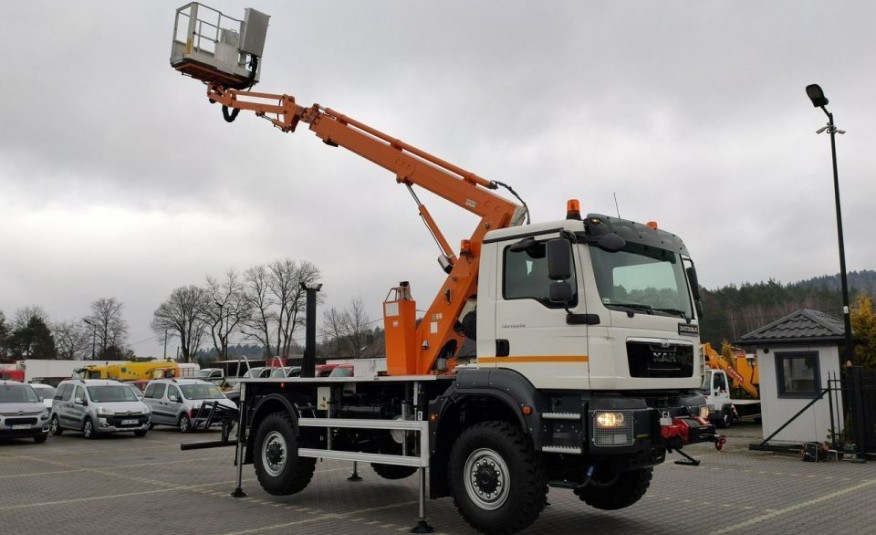 MAN TGM 13.250 4x4 Zwyżka 21M zdjęcie 