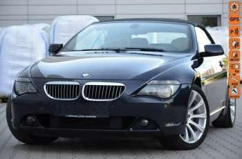 BMW 650 Mega 650i Cabrio Zarejestrowane Serwis Skóra Navi 2xPdc Gwarancja