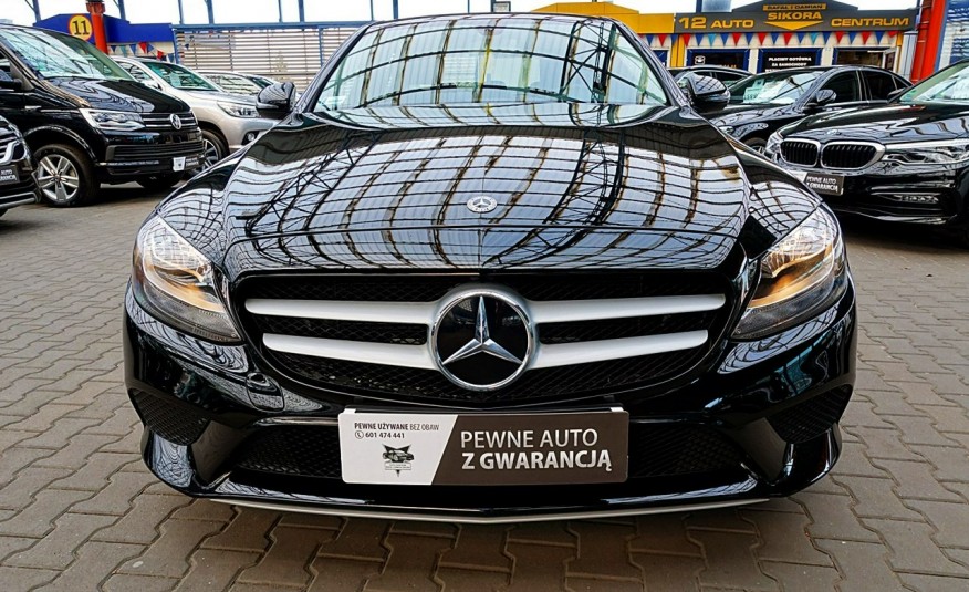 Mercedes C 180 3 LATA GWARANCJA 1WŁ Bezwypadkowy IDEAŁ C180 156KM Automat 9G FV23% 4x2 zdjęcie 