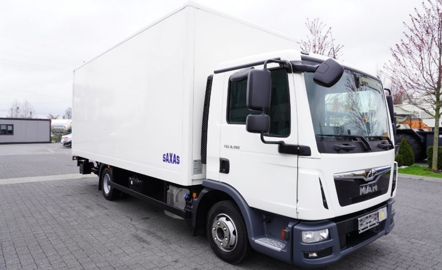 TGL 8.190 , E6 , 20.000km , 6 sztuk , kontener 6.1m , winda , manual , skrzynia , box , izoterma , furgon , koffer 4x2 zdjęcie 