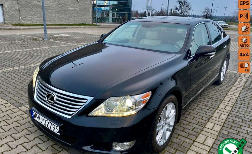 Lexus LS LS 460 v8 367KM.4x4 AWD, najbogatsza wer, zamiana 2 lata gwarancji zdjęcie 