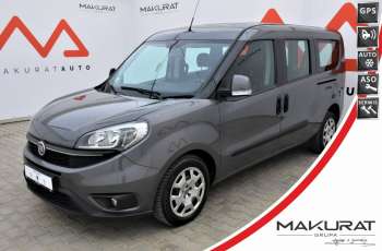 Fiat Doblo P. Salon, P. Rej. 2017, Maxi, F-VAT 23% Klimatyzacja, Navi 4x el. Szyb