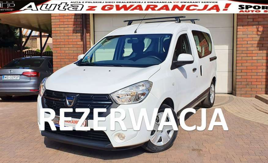 Dacia Dokker TYLKO 19 tys km 1.6SCE 102KM, Laureate, Salon PL Serwis ASO, F.VAT23%, zdjęcie 