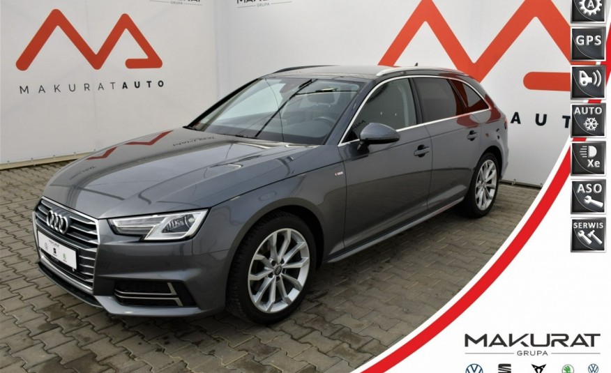 Audi A4 SalonPL, Vat23%, S-Line, Automat, Navi, Bi-Xenon, LED, Podgrz. fotele 4x2 zdjęcie 