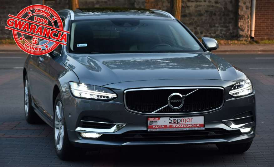 Volvo V90 AWD 2.0D4 190KM Automat 2017r. Skóra NAVi Full LED Blis zdjęcie 