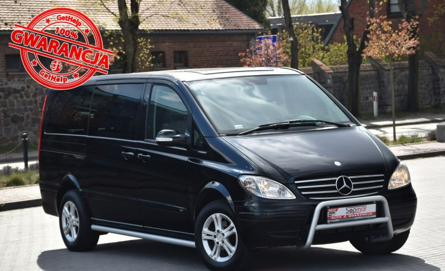 Mercedes Viano Trend 2.2CDi 150KM Manual 2008r. lift Long Skóra Klima POLECAM zdjęcie 