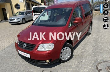 Volkswagen Caddy 1.9 TDI 105KM Klima EURO 6 Halogeny 7 OSOBOWY drzwi przesuwne NIEMCY
