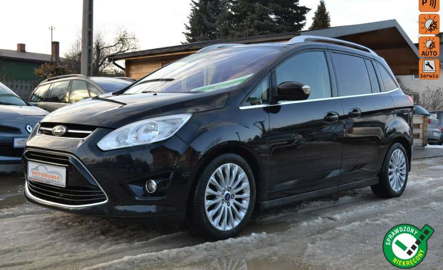 Ford Grand C-MAX TITANIUM Panorama climatronic 7Os Serwis Sony zdjęcie 