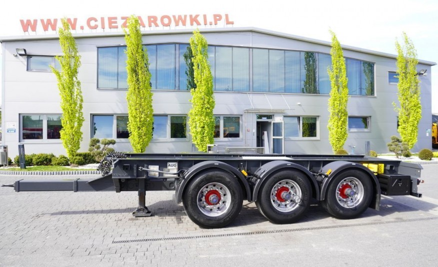 Inny DENNISON , przyczepa leśna , kłonicowa , do przewozu drewna , do lasu , Tridem , auto pompowanie kół , 3 osiowa , kłonica zdjęcie 