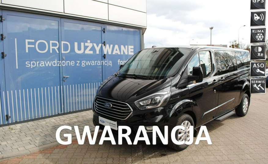 Ford Tourneo Custom 2.0EcoBlue 130KM M6 Titanium L2 9-osobowy, skóra zdjęcie 
