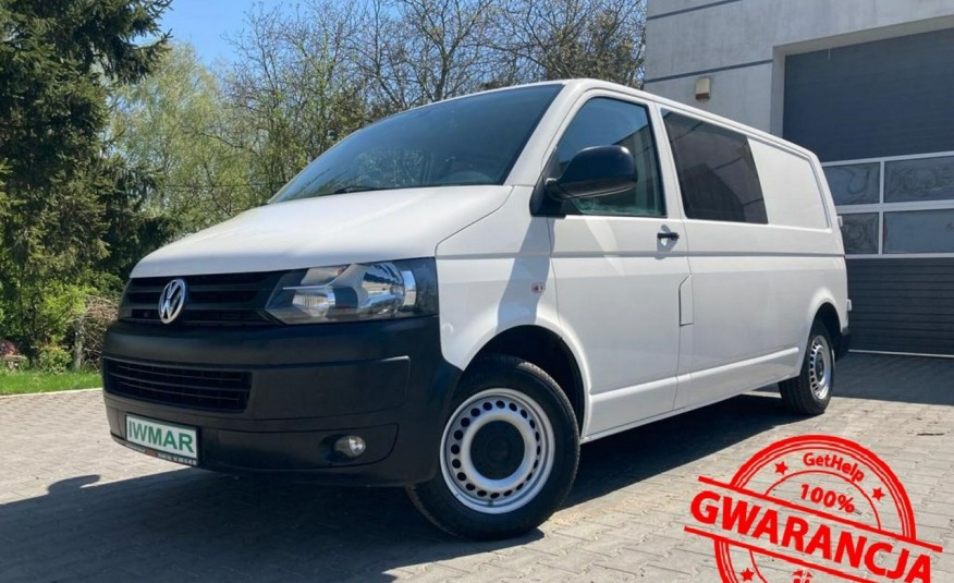 Volkswagen Transporter 2011/2012 2.0 Long Brygadówka 6 osobowy Klima Stan idealny zdjęcie 