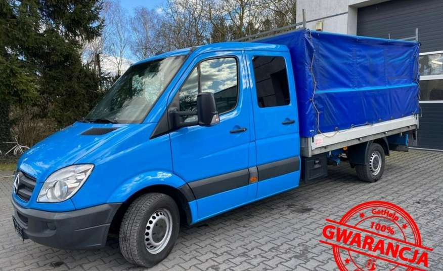 Mercedes Sprinter 2.2 2013 Doka 6/7 osób 3.5 t na haku Skrzynia 3.55m Webasto Gwarancja zdjęcie 
