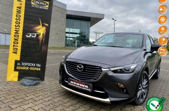 Mazda CX-3 2.0i SKY PASSION FULL LED HEAD UP NAVI KAMRA RADAR ASS PASA GWARANCJA