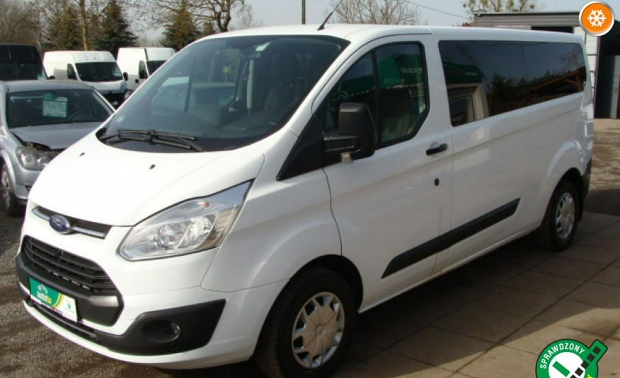 Ford Transit Custom 2.0 130 kM, 9-cio osobowy, długi, long, zarejestrowany zdjęcie 